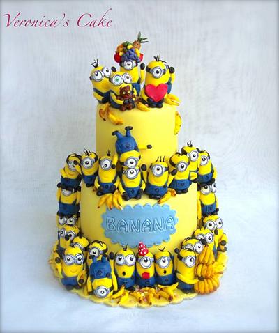 Minion cake - Cake by Veronica22