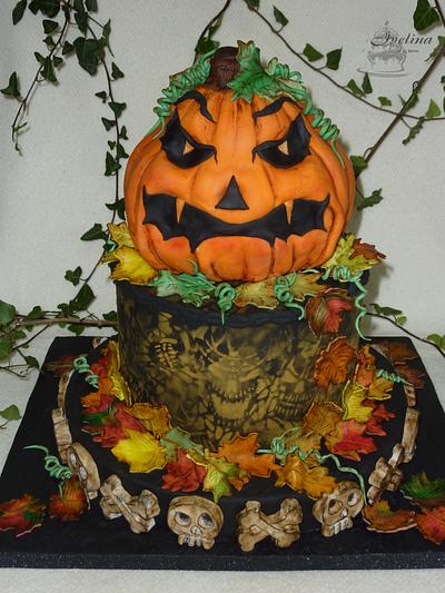 Halloween cake - Cake by Ivelinacakeart