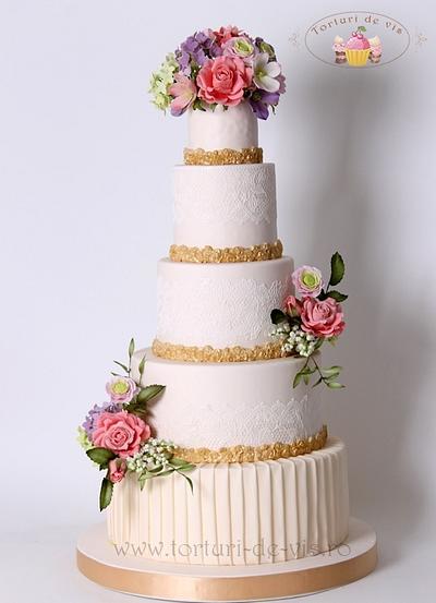Wedding cake Elegance and Style - Cake by Viorica Dinu