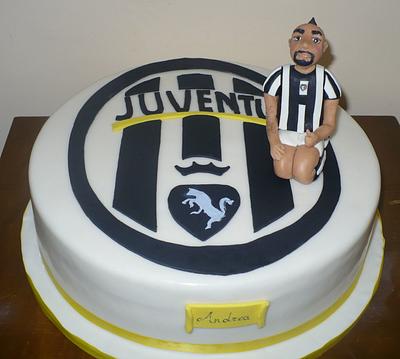Juventus cake...and Vidal  - Cake by Filomena