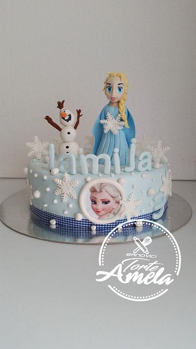 Frozen Elsa and Olaf - Cake by Torte Amela