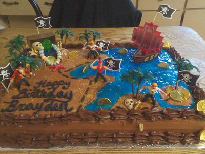 pirate cake - Cake by CC's Creative Cakes and more...