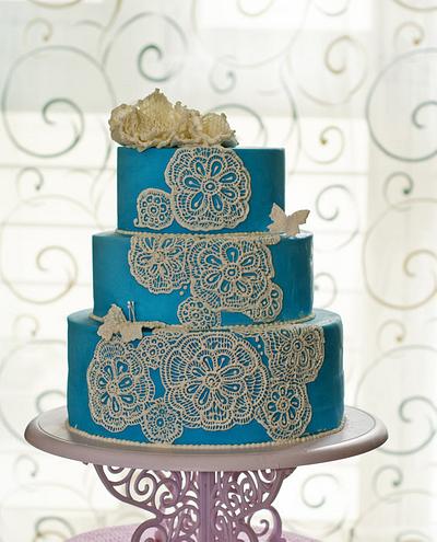 Crochet theme cake - Cake by Prachi Dhabaldeb