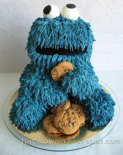 Cake 3D Cookies Monster - Cake by werka