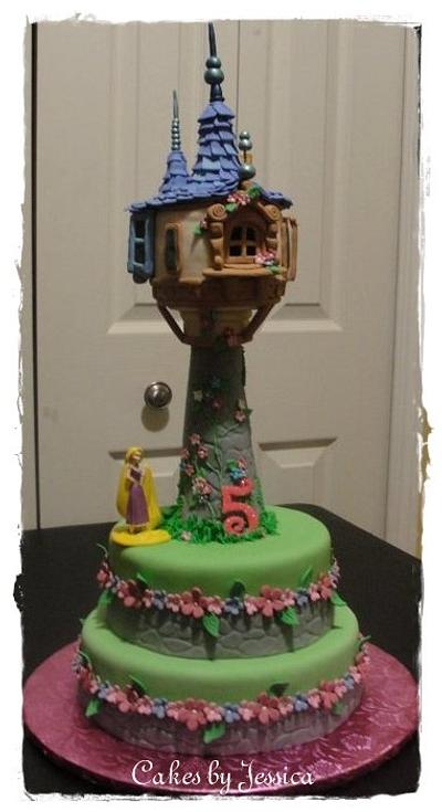 Disney's Tangled Tower - Cake by Jessica Allard Costales