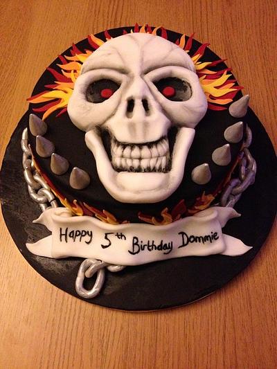 Ghost rider cake - Cake by Daisychain's Cakes