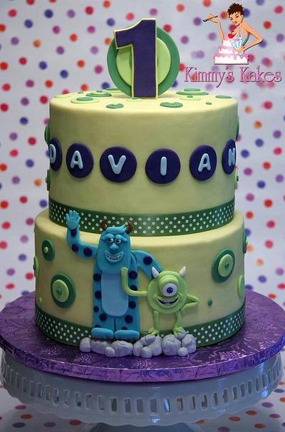 Monsters, Inc.  - Cake by Kimmy's Kakes
