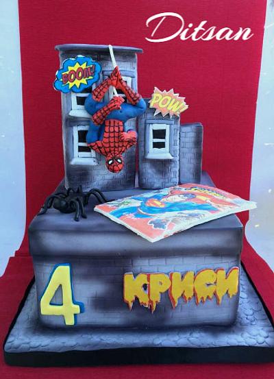 Spiderman for my grandson - Cake by Ditsan