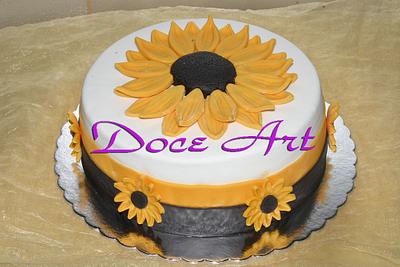 Sunflower Cake - Cake by Magda Martins - Doce Art