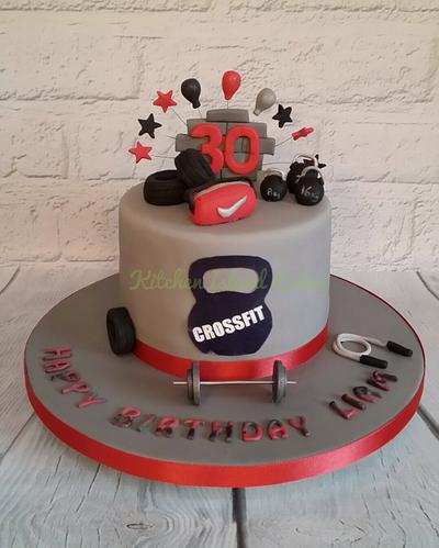 Crossfit Cake - Cake by Kitchen Island Cakes