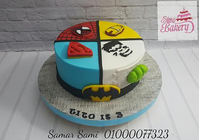 Superheroes cake  - Cake by Simo Bakery