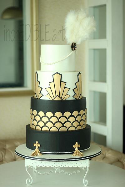 Gatsby- Wedding Cake - Cake by Rumana Jaseel