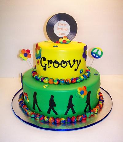 Groovy Cake - Cake by Kimberly Cerimele