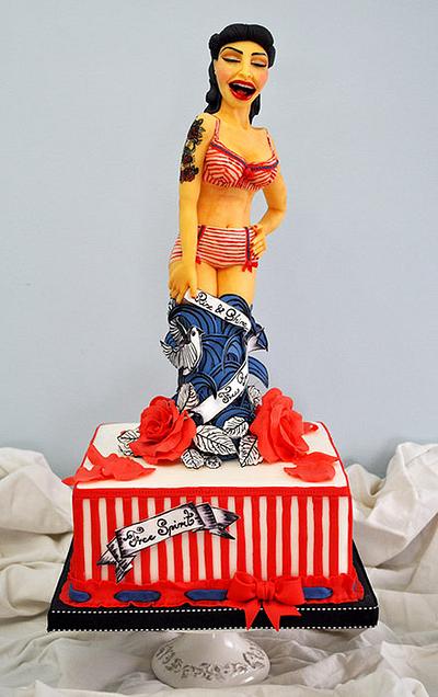 Pin up girl cake - Cake by Hajnalka Mayor