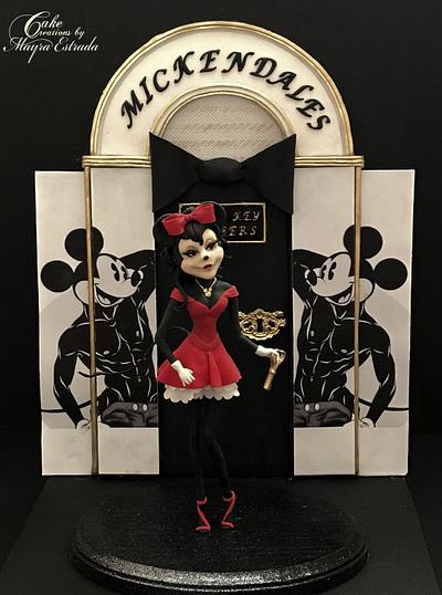 Minnie A Girls Night Out - Disney Deviant Sugar Art Collaboration - Cake by Cake Creations by ME - Mayra Estrada