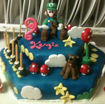 Luigi Birthday Cake  - Cake by Margarida Myers