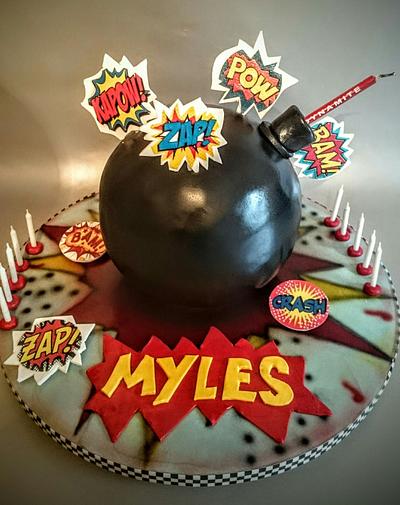 Boom! Bomb 💣 cake  - Cake by karen mitchell