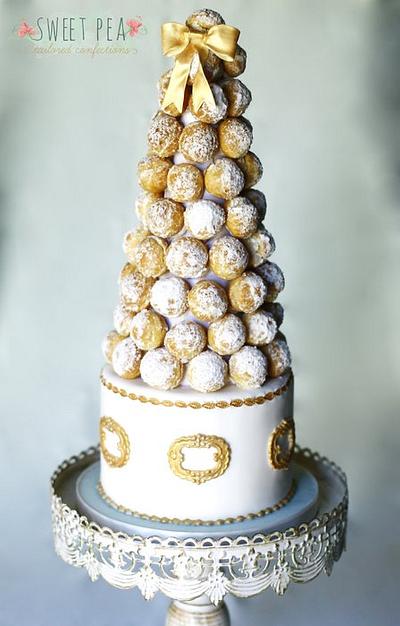 Croquembouche - Cake by Sweet Pea Tailored Confections