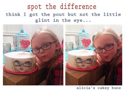 Spot the difference  - Cake by Alicia's CB