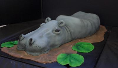 Muriel the hippo - Cake by Utopiacakes