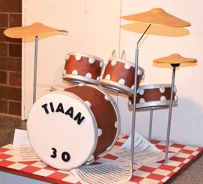 Drum kit cake - Cake by Lize van den Heever