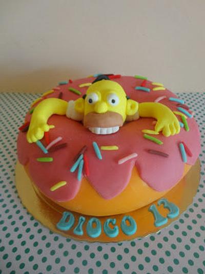Homer Simpson - Cake by ItaBolosDecorados