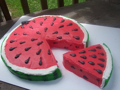 watermelon cake - Cake by sweettooth