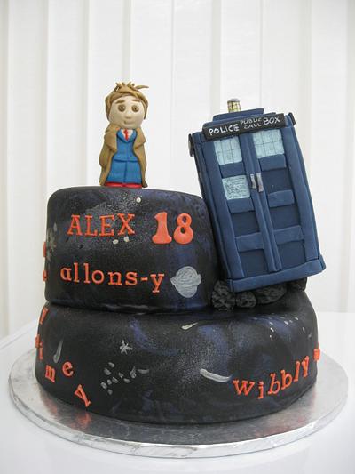 Dr Who for Alex - Cake by Combe Cakes
