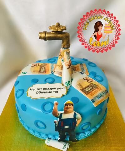 For the best plumber - Cake by Lani