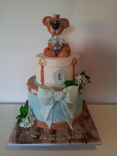 Vintage Teddy bear cake - Cake by Bistra Dean 