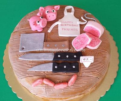Butcher cake - Cake by Ritsa Demetriadou