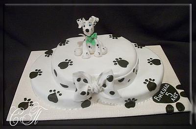Cake "Puppy dolmatinets" - Cake by Svetlana