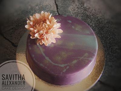 Dahlia cake - Cake by Savitha Alexander