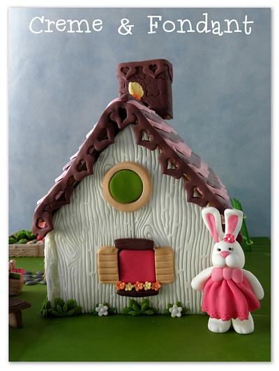 Bunny Home  - Cake by Creme & Fondant