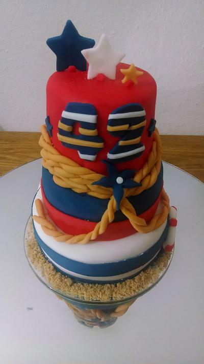 nautical cake - Cake by JackyGD