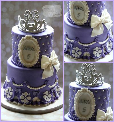 Sofia the First Birthday Cake! - Cake by Cakes By Julie