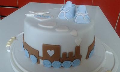 christening cake - Cake by CoooLcakes