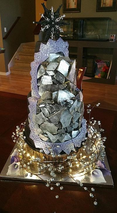 Shattered Mirror Cake - Cake by TeganSweetTreats