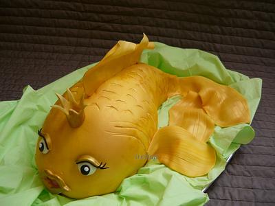 Goldfish - Cake by irenap