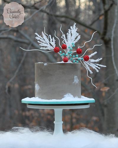 A Little Winter Wonderland - Cake by Classically Cakes