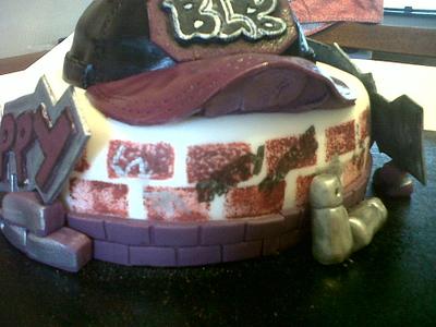 Graffiti Cap Cake :) - Cake by Little Lovebirds Cakes