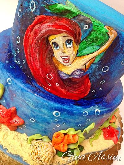La Sirenetta  - Cake by Gina Assini