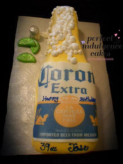  Corona Beer Bottle  Birthday Cake - Cake by Maria Cazarez Cakes and Sugar Art