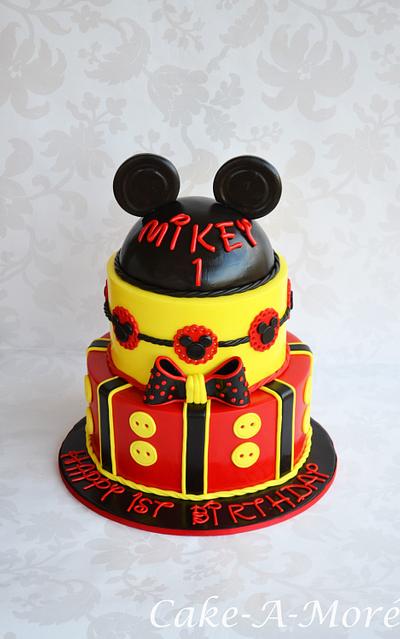 Mickey Mouse inspired cake - Cake by Cake-A-Moré