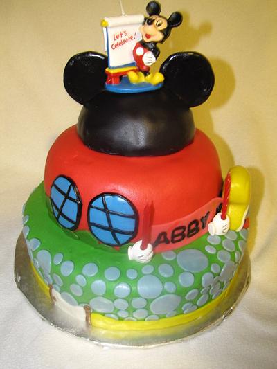 Mickey Mouse Club House - Cake by Tiffany Palmer