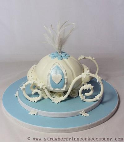 Cinderella Pumpkin Carriage Wedding Cake - Cake by Strawberry Lane Cake Company
