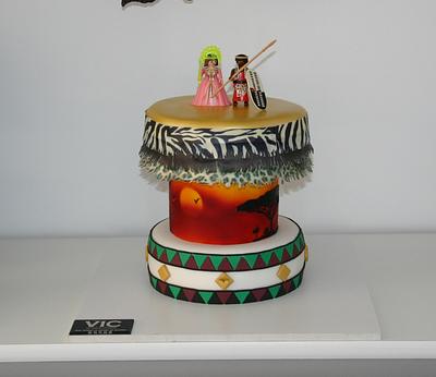 African Wedding cake - Cake by VIC