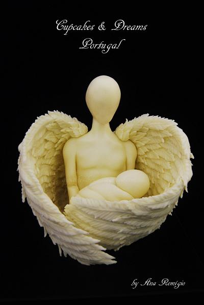 IN THE ARMS OF THE ANGEL... TOO BEAUTIFUL FOR EARTH - Cake by Ana Remígio - CUPCAKES & DREAMS Portugal