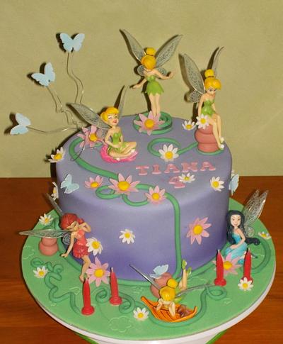 Tinkerbell for Tiana  - Cake by Kim Jury