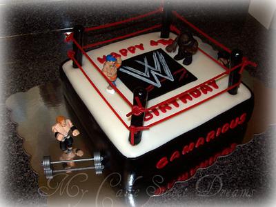 WWE Wrestling Cake - Cake by My Cake Sweet Dreams